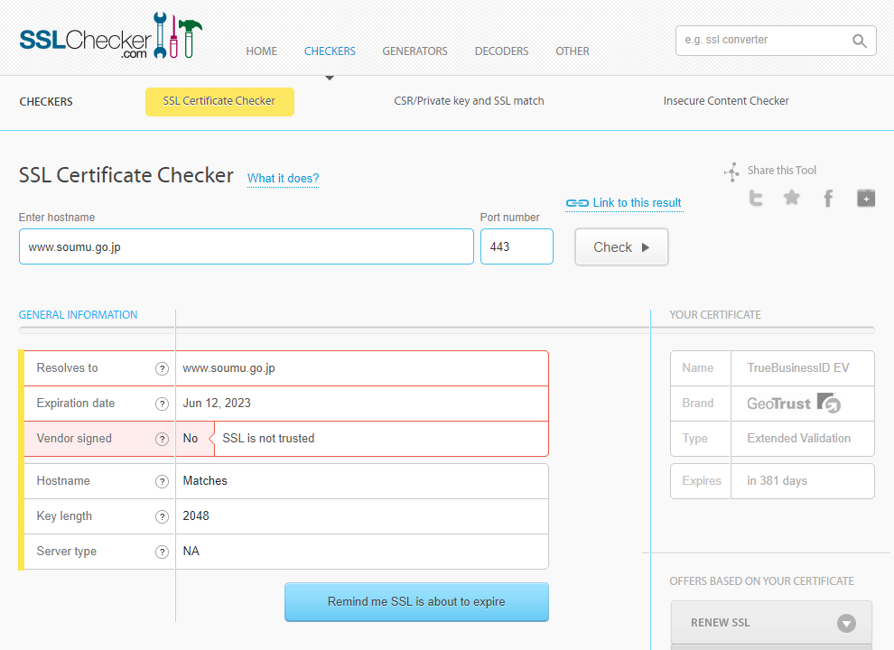 SSL Checker.com